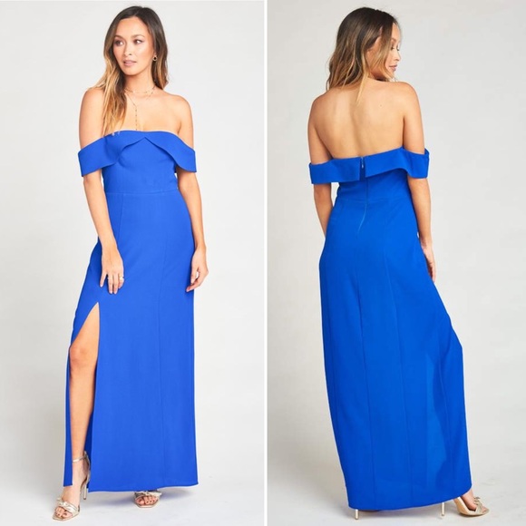 Show Me Your MuMu Dresses & Skirts - NWT Show Me Your MuMu Upton Off Shoulder Maxi